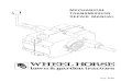 WheelHorse Manual transmissions service manual