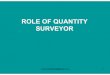 Roll of Quantity Surveyor