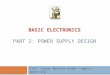 Prof. Yasser Mostafa Kadah –   BASIC ELECTRONICS PART 2: POWER SUPPLY DESIGN