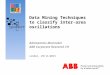 Data Mining Techniques to classify inter-area oscillations Adamantios Marinakis ABB Corporate Research CH London, 29/11/2013