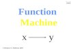 © Richard A. Medeiros 2004 x y Function Machine Function Machine next
