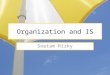 Organization and IS Soetam Rizky. Organization and IS ? Organization Information System