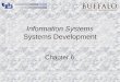 Information Systems Systems Development Chapter 6