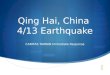 Qing Hai, China 4/13 Earthquake CARITAS TAIWAN Immediate Response