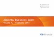1 Alberta Business Beat Volume 4, February 2014. 2 Background and Methodology