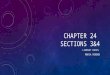 CHAPTER 24 SECTIONS 3&4 LINDSEY REYES MARIA RONDON