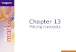 Chapter 13 Pricing concepts. Learning objectives 1Discuss the importance of pricing decisions to the economy and to the individual organisation 2List