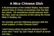 A Nice Chinese Dish A Businessman of the United States, has made several trips to China on business over the last few years. He sometimes emails pictures
