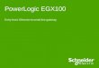 PowerLogic EGX100 Entry-level, Ethernet-to-serial-line gateway