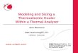 Modeling and Sizing a Thermoelectric Cooler Within a Thermal Analyzer Jane Baumann C&R Technologies, Inc. Littleton, Colorado
