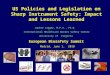 US Policies and Legislation on Sharp Instrument Safety: Impact and Lessons Learned Janine Jagger, M.P.H., Ph.D. International Healthcare Worker Safety