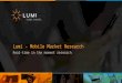 Lumi - Mobile Market Research Real-time in the moment research