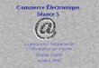 Commerce Électronique Séance 5 La gestion et l utilisation de l information sur internet Jacques Nantel octobre 2002