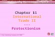 © Pilot Publishing Company Ltd. 2005 Chapter 11 International Trade II --- Protectionism