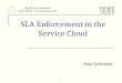 1 SLA Enforcement in the Service Cloud Anja Grünheid Fakultät für Informatik Lehrstuhl III - Datenbanksysteme