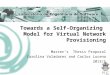Towards a Self-Organizing Model for Virtual Network Provisioning Masters Thesis Proposal Carolina Valadares and Carlos Lucena 2013/I