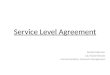 Service Level Agreement Rashid Mijumbi Laia Nadal Reixats Communications Network Management
