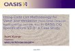 Using Code List Methodology for Value and Validation (from OASIS Code List Representation and UBL TCs) in OASIS CIQ Specifications V3.0– A Case Study Ram