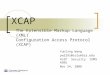 Yunling Wang yw2291@columbia.edu VoIP Security COMS 4995 Nov 24, 2008 XCAP The Extensible Markup Language (XML) Configuration Access Protocol (XCAP)