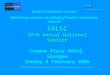 SALSC 29th Annual National Seminar Crowne Plaza Hotel, Glasgow Sunday 5 February 2006 South Lanarkshire Leisure Delivering services on behalf of South