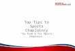 Top Tips to Sports Chaplaincy by from & for Sports Chaplains
