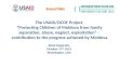 The USAID/DCOF Project Protecting Children of Moldova from family separation, abuse, neglect, exploitation - contribution to the progress achieved by Moldova