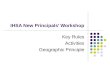 IHSA New Principals Workshop Key Rules Activities Geographic Principle