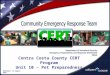 Contra Costa County CERT Program Unit 10 – Pet Preparedness Released: 12 August 2011
