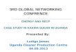 3RD GLOBAL NETWORKING CONFRENCE ENERGY AND RECP CASE STUDY IN KAKIRA SUGAR IN UGANDA Presented By: Ludigo James Uganda Cleaner Production Centre 04.09.2013