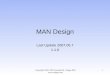 MAN Design Last Update 2007.05.7 1.1.0 Copyright 2002-2007 Kenneth M. Chipps PhD  1