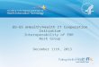 EU-US eHealth/Health IT Cooperation Initiative Interoperability of EHR Work Group December 11th, 2013 0