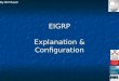 EIGRP Explanation & Configuration By Bill Reed. We Will Examine the features of EIGRP Discuss why EIGRP is known as a Hybrid Routing Protocol Identify