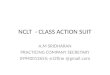 NCLT - CLASS ACTION SUIT A.M SRIDHARAN PRACTICING COMPANY SECRETARY 09940012655; sri2fine @gmail.com