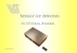 Sensice ice detectors Dr Ulf Elman, President Sensice 070320