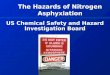 US Chemical Safety and Hazard Investigation Board The Hazards of Nitrogen Asphyxiation