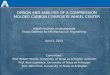 DESIGN AND ANALYSIS OF A COMPRESSION MOLDED CARBON COMPOSITE WHEEL CENTER VINOTH KUMAR DHANANJAYAN Thesis Defense for MS Mechanical Engineering April 3,