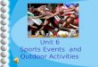 Unit 6 Sports Events and Outdoor Activities. Unit 6 New Practical English 1 Session 2 Section III Maintaining a Sharp Eye Passage I