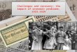Challenges and recovery: the impact of economic problems, 1923-1929