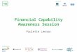 Financial Capability Awareness Session Paulette Lennon