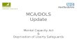 MCA/DOLS Update Mental Capacity Act & Deprivation of Liberty Safeguards
