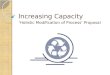Increasing Capacity Holistic Modification of Process Proposal