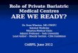 Role of Private Bariatric Medical Centres ARE WE READY? Dr. Sean Wharton, MD, FRCPC Internal Medicine Wharton Medical Clinic Adjunct Professor – York University