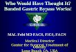 C.S.T.O. Who Would Have Thought It? Banded Gastric Bypass Works! MAL Fobi MD FACS, FICS, FACN Medical Director Center for Surgical Treatment of Obesity