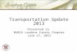 Transportation Update 2013 Presented to NVBIA Loudoun County Chapter June 27, 2013 1