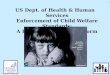 US Dept. of Health & Human Services Enforcement of Child Welfare Standards: A Better Option Than Reform Litigation 1