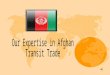 MAIN ENTRENCE OF AFGHANISTAN CATEGORIES OF IMPORT GARGO FOR AFGHANISTAN TRANSIT TRADE INTRODUCTION As per Afghan Transi Trade (A.T.T) agreement between
