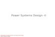 Introduction to Space Systems and Spacecraft Design Space Systems Design Power Systems Design -II