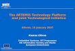 The ARTEMIS Technology Platform and Joint Technological Initiative Athens, 19 January 2007 Kostas Glinos Embedded Systems, IST Programme DG Information