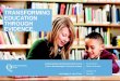 TRANSFORMING EDUCATION THROUGH EVIDENCE. The Centre for Effective Education SCHOOL OF Education Conducting Educational Randomised Control Trials in Disadvantaged
