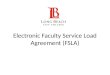 Electronic Faculty Service Load Agreement (FSLA)
